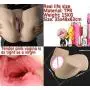 YYOJ Masturbator 3D Realistic Pussy Ass Male Masterbrators Silicone Vagina Butt Anal Men Masturbation Adult Products Sex Toys Wash Bag T-Shirt with Vibration Heating Sexy Sound