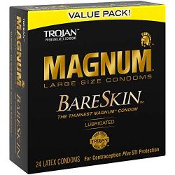 Trojan Mangum Bareskin Lubricated Condoms