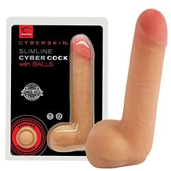 CyberSkin Penis with Balls, Slimline