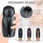 Male Masturbators Penis Training Vibrator - Adorime Sexual Endurance Prolonging Toy 10 Modes Waterproof Masturbation Penis Head Glans Trainer Massager Sex Toys for Improving Men’s Erection Durability