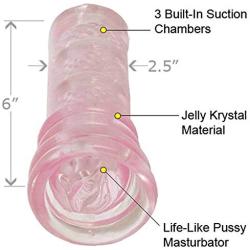 Sue Johanson Super Head Honcho Jelly Masturbator Pink