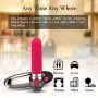Bullet Vibrator Vagina Stimulator Vibration Massager-10 Modes Mini Silicone Clitoris Massager, Treediride Lipstick Vibrator USB Rechargeable Waterproof G-spot Dildo Vibrator Adult Sex Toys for Women