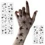 LessMo Halloween Spider Stickers, 10 Sheet Spider Web Tattoo Sticker, Face Arm Back Wrist Body Stickers, Waterproof, Temporary, for Adult Kids, Halloween Party, Costume Cosplay Accessories LessMo Halloween Spider Stickers, 10 Sheet Spider Web Tattoo Sticker, Face Arm Back Wrist Body Stickers, Waterproof, Temporary, for Adult Kids, Halloween Party, Costume Cosplay Accessories
