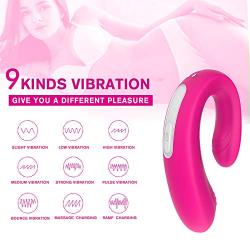 Couples Vibrator with Dual Motors, 9 Powerful Vibration Modes for G Spot Clitoral Stimulation, Waterproof Wireless Vibrator Clitoris Anal Massager Sex Toy for Women or Coulpes