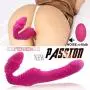 Strapless Strapon Pê-NIS Ví-bratór for Women 9 Speeds Silicone G Spot Cl-ǐtoris Double Vibrating Sexxx Toys for Woman, Tshirt