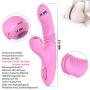 Unique Relaxation 7 Sucking Toys, Waterproof Handheld Wand Massager with Heating, Medical Silicone,USB Rechargeable
