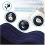High Quality PVC + Rubber + Nylon Portable Inflatable Sofa Magic Aid Position for Deeper Position Support PVC Flocking Bed for Couples Travel Exercise Bed Skills (Magic Sofa)