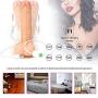 Lfcmf 7.48 Inch Plug Size Vǐbrating Toy Mssage Female Women Wand Waterproof vǐbratior - 11 Vibration Modes 360° Rotation
