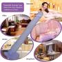 WYSXQ 15.74 Inch Purple Realistic Dillo Suction Cup Handheld Massage Touyunhao