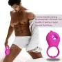 Dolphin Vibrating Penis Ring Rechargeable Silicone Cock Ring Stimulator for Male Longer Lasting Erections Sex Toys (Rose) Dolphin Vibrating Penis Ring Rechargeable Silicone Cock Ring Stimulator for Male Longer Lasting Erections Sex Toys (Rose)