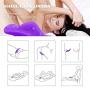 JunRP Wireless Remote Control Rechargeable Mini Finger Massager with Strong Patterns Handsfree USB Waterproof Massager Wand -A02