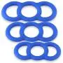 LeLuv Cock Rings EYRO Slippery Blue Silicone Erectile Dysfunction .75 Inch Through 9 Inch Unstretched Diameter 3 Pack Sampler LeLuv Cock Rings EYRO Slippery Blue Silicone Erectile Dysfunction .75 Inch Through 9 Inch Unstretched Diameter 3 Pack Sampler