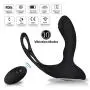 Bantie Anal Vibrator Cock Ring with Heating Function, 10 Powerful Modes Remote Control Vibrator Prostate Massager for Men, G-Spot Vibrators Sex Toys for Women