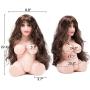 Y-NOT Realistic Silicone 3D Double Sided Body Life Like Love Doll Adult Toy Flesh with Heating Stick, Vibrator, Wig and Sexy Underwear