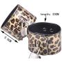 kanersty 10Pcs Faux Leather Leopard Police Handcuffs Bondage Kit Bundled Binding Sex Set