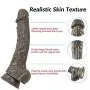 Lifelike Massagers Huge Size Massager and Health Material Bedding 909 (Color : Brown)
