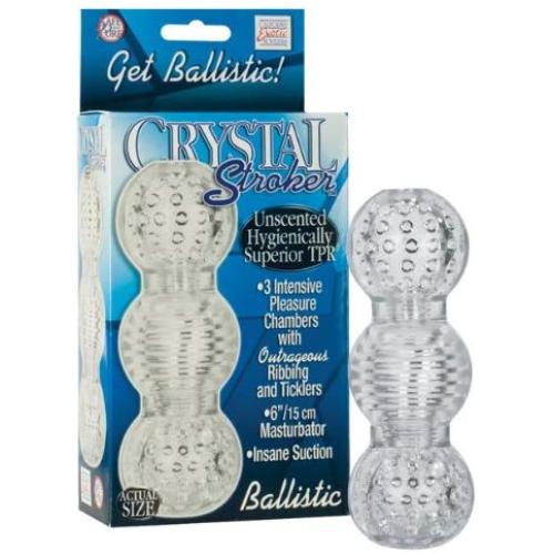 California Exotics Crystal Stroker Masturbator, Ballistic