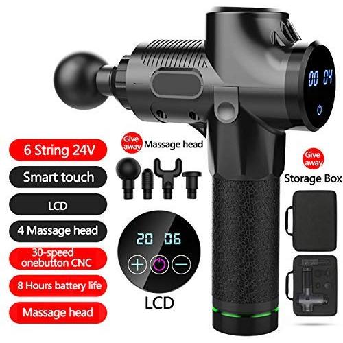 Deep Tissue Muscle Massage Gun Professional Handheld Deep Tissue Muscle Massager for Full Body Muscle Recovery and Pain Relief with Carry case