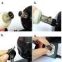 Female Style Retractable Machine Gun Automatic Adult Toys Multispeed Adjustable Thrusting with 7 Attachments