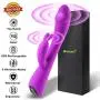 G Spot Rabbit Vibrator Adult Sex Toys with Bunny Ears for Clitoris Stimulation, PALOQUETH Waterproof Personal Dildo Vibrator Clit Stimulator 9 Vibration Modes Quiet Dual Motor for Women Rechargeable G Spot Rabbit Vibrator Adult Sex Toys with Bunny Ears for Clitoris Stimulation, PALOQUETH Waterproof Personal Dildo Vibrator Clit Stimulator 9 Vibration Modes Quiet Dual Motor for Women Rechargeable