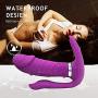Vibration Hands Free USB Waterproof Massage Vibrating Buttêrfly Adullt Toys for Female USB Rechargeable Electric Vibrartõr Sê-x Wearable Toys for Women