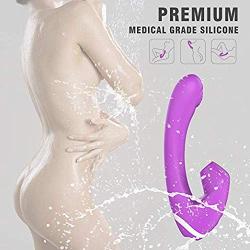 yishunmaoyi USB Rechargeable Silent Waterproof Vibrator, 10 Vibration Intensities 3 Sucking Modes are Available for Touchless Stimulation