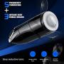 Male Masturbator Cup Electric Adult Sex Toys for Men with 5 Powerful Thrusting Modes and 3D Realistic Vagina Pussy Stroker Masturbation Male Vibrator, 6 Speeds Control 3 Female Sexy Moans