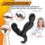 Male Vibrating Prostate Massager, 2 Powerful Motors Rechargeable Anal Vibrator with 10 Stimulation Patterns Remote Control Waterproof Butt Plug Anal Sex Toys for Men, Women & Couples