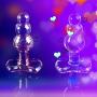 Senoow Crystal Plugs Pyrex Glass Fake Female SixToy