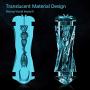Rotatable Male Masturbators Sex Toys for Men, Transparent Pocket Pussy Strokers Realistic Textured Lifelike Vagina Mouth Blow Job Deep Throat Masturbation Cup