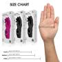 Fukuoku Black Left Hand Five Finger Vibrating Massage Glove - (fits Medium To Large Hand)