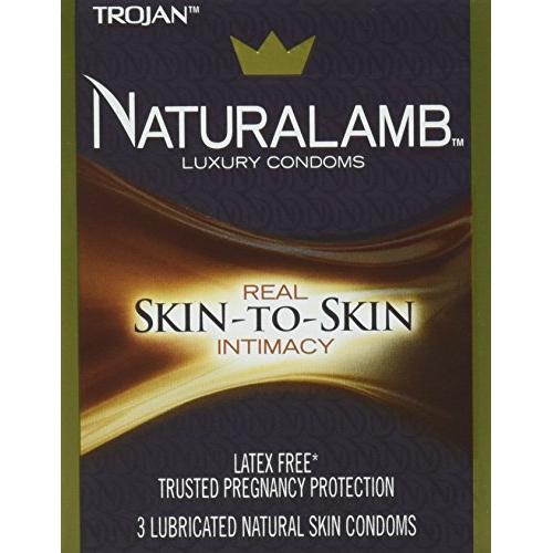 Trojan Naturalamb (3 Lubricated Natural Skin Condoms)