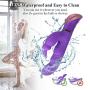 XINGHAOYA G Spot Rabbit Vibrator with Bunny Ears for Clitoris Stimulation, Waterproof Rechargeable Dildo Vibrator Clit Stimulator with 10 Vibration Modes Quiet Dual Motor for Women Couples