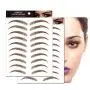 Aaiffey 4D Hair-like Authentic Eyebrows,Brown Imitation Tattoo Eyebrow Stickers Ecological Lazy Natural Brow Waterproof Makeup Tool 22 Pcs Aaiffey 4D Hair-like Authentic Eyebrows,Brown Imitation Tattoo Eyebrow Stickers Ecological Lazy Natural Brow Waterproof Makeup Tool 22 Pcs