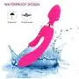 Personal Sports Massager - Powerful but Quiet - Dual Motor 10 Speed Mode - USB Charging - 100% Waterproof( Dark Pink) Personal Sports Massager - Powerful but Quiet - Dual Motor 10 Speed Mode - USB Charging - 100% Waterproof( Dark Pink)