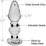 Glass Anal Plug, Prostate Massager and JO H20 Water Based Lube (1oz) Glass Anal Plug, Prostate Massager and JO H20 Water Based Lube (1oz)