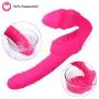 YEVIOR Double-end Strapless Wearable Dildo for Lesbian, 9 Speed Remote Control G-spot Vibrator Sharing Sex Toy for Women Couples