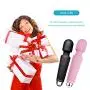 Destary Handheld Powerful Whisper Quiet Personal Cordless Electric Wireless 20 Vibration Models Wand Massager for Neck Shoulder Back Body Relax, Sports Recovery and Muscle Aches Toy Gifts-Black Mini