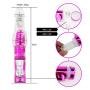 Thrusting Rabbit Body Msaager - 10 Speeds Rotating Versatility Wand for Women (Pink) (Color : Yellow)
