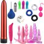 ❤ Women Men Vibrantor Kit Amal Plug Adult Six Toy Massage Tools Finger Massage Amus Washer