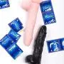 Realistic Dildo LEO4U. Best Penis Sex Toy with Vacuum-Cup & Inner Lubricant. Unique Flexible Skin- Hands Free Exclusive Penis Design(pic.2) FDA & CE. Enhance Your Satisfaction Now!