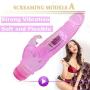 genbz Rabbit Dildo Vibrator 30 Speed Dual Vibrator Sex Toy for Woman Adult Sex Toy Sex Products Vibrators for Women(Red,Welcome)