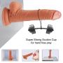 Vibrating Realistic Dildo with 360° Rotation - Adorime 8.3 inch 10 Powerful Vibrations Rechargeable Waterproof Silicone Penis for Women with Suction Cup & Remote Control, Adult Sex Toys for Couples