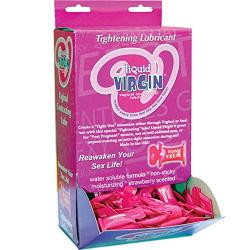 Hott Products Liquid Virgin Vaginal Contracting Lube Pillow Packs, 144 Count