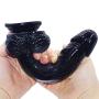Lfcmf Realistic Real Soft Dîldɔ Waterproof Relax Massage Tools Ultra Soft PVC for Women Female Couples (Color : Black)