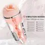 ANann Piston Toys Super Soft with Vibration Suction Modes Full-Automatic Toy Sucking 10 Vibration Patterns Automatic Men Gift