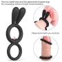 Ridmii Cock Rings Set Super Soft Silicone Penis Rings Premium Stretchy Adult Sex Toy Erection Enhancing and Orgasm for Men Longer Harder Stronger Erection