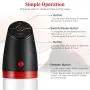 Penis Vacuum Pump,Utimi Male Rechargeable Automatic Enhancement Training Device with 4 Suction Intensities for Stronger Bigger Erections Penis Vacuum Pump,Utimi Male Rechargeable Automatic Enhancement Training Device with 4 Suction Intensities for Stronger Bigger Erections