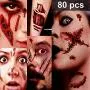 Zombie Makeup, Halloween Zombie Makeup Kit, Scar Tattoos, 5(Large)+6(Small) Pack Fake Scars Tattoos, Halloween Makeup Kit, Zombie Makeup Kit for Kids and Adults, Healthy, Waterproof, Long Last Zombie Makeup, Halloween Zombie Makeup Kit, Scar Tattoos, 5(Large)+6(Small) Pack Fake Scars Tattoos, Halloween Makeup Kit, Zombie Makeup Kit for Kids and Adults, Healthy, Waterproof, Long Last