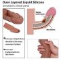 Lfcmf 8.26 inches Lifelike Huge Women Personal Relax Massager Silicone Material (Color : Brown)